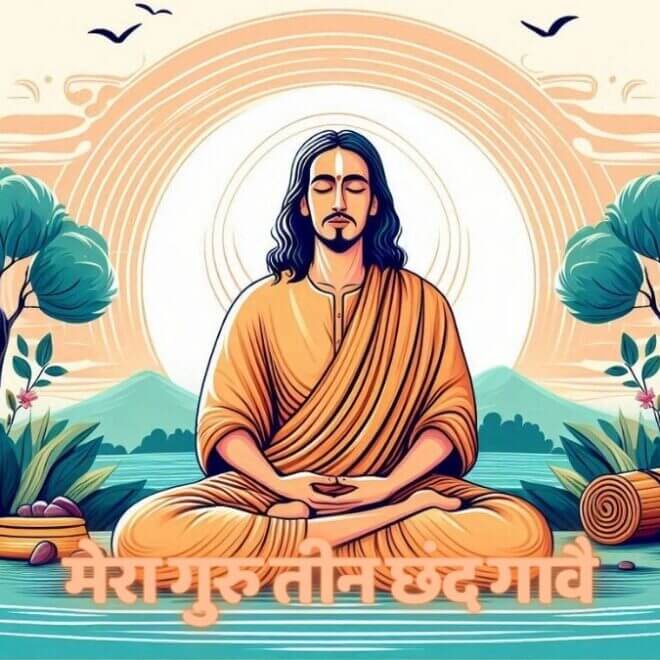 गुरु गोरखनाथ की बानी – मेरा गुरु तीन छंद गावै